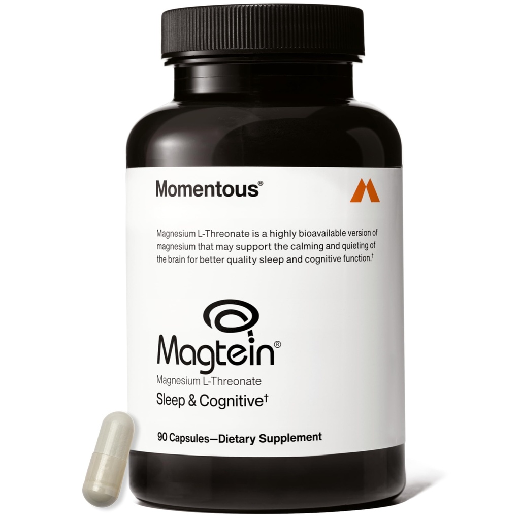 Magtéin Magnésium L-Thréonate - Supplément de soutien au cerveau et au repos - Boosts Fonction cognitive et qualité du sommeil - NSF certifié pour le sport -145 mg - 30 portions