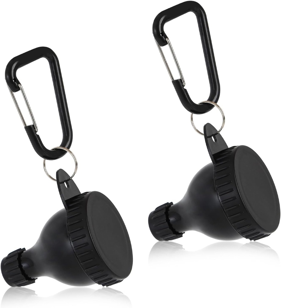 2 Pcs Protein Powder Container, Protein Powder Container, Protein Powder Container to Go, Pré-entraînement/Gym Supplemen Keychain (Noir, 100ml)