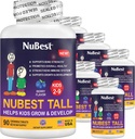 NuBest Tall Kids - Vitamines pour tout-petits et Vitamines pour les enfants de 2 à 9 ans - Soutenir la force osseuse, la santé globale et l'immunité - Formes animales - 540 Comprimés de baies à croquer