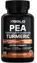 Pea Palmitoyléthanolamide + Turmeric Curcumin Complex – 1600mg Micronised 99 % & 95 % Curcuminoïdes – Soutien, mobilité et confort de joint haute puissance – Fabriqué aux États-Unis