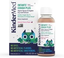 KinderMed Infant's Daytime Cough Plus, Sirop d'agave biologique et extrait de feuille d'ivy anglais, pas de colorants, pas d'arômes artificiels ou d'édulcorants, non OGM, pour bébés 2 mois+, saveur de cerise naturelle (2 Fl Oz)