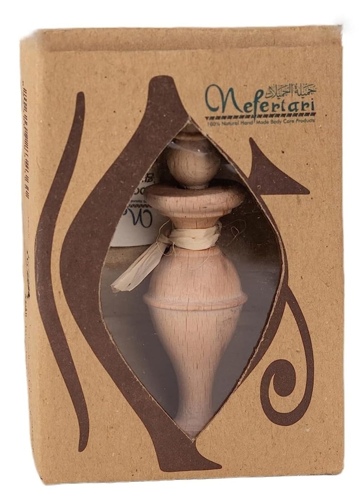 Nefertari 100% Natural Egyptian Eyeliner in Powder Form, Handmade Eyeliner with Pharaoh packing