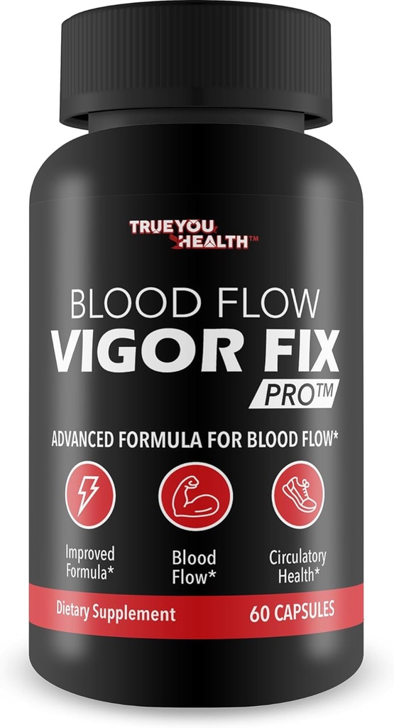 Blood Flow Vigor Fix Pro - Nos meilleurs suppléments de circulation sanguine pour les hommes - Poudre de supplément de flux sanguin sain - Soins avancés du flux sanguin - Boost Blood Flow Pills - Soutien de la circulation sanguine