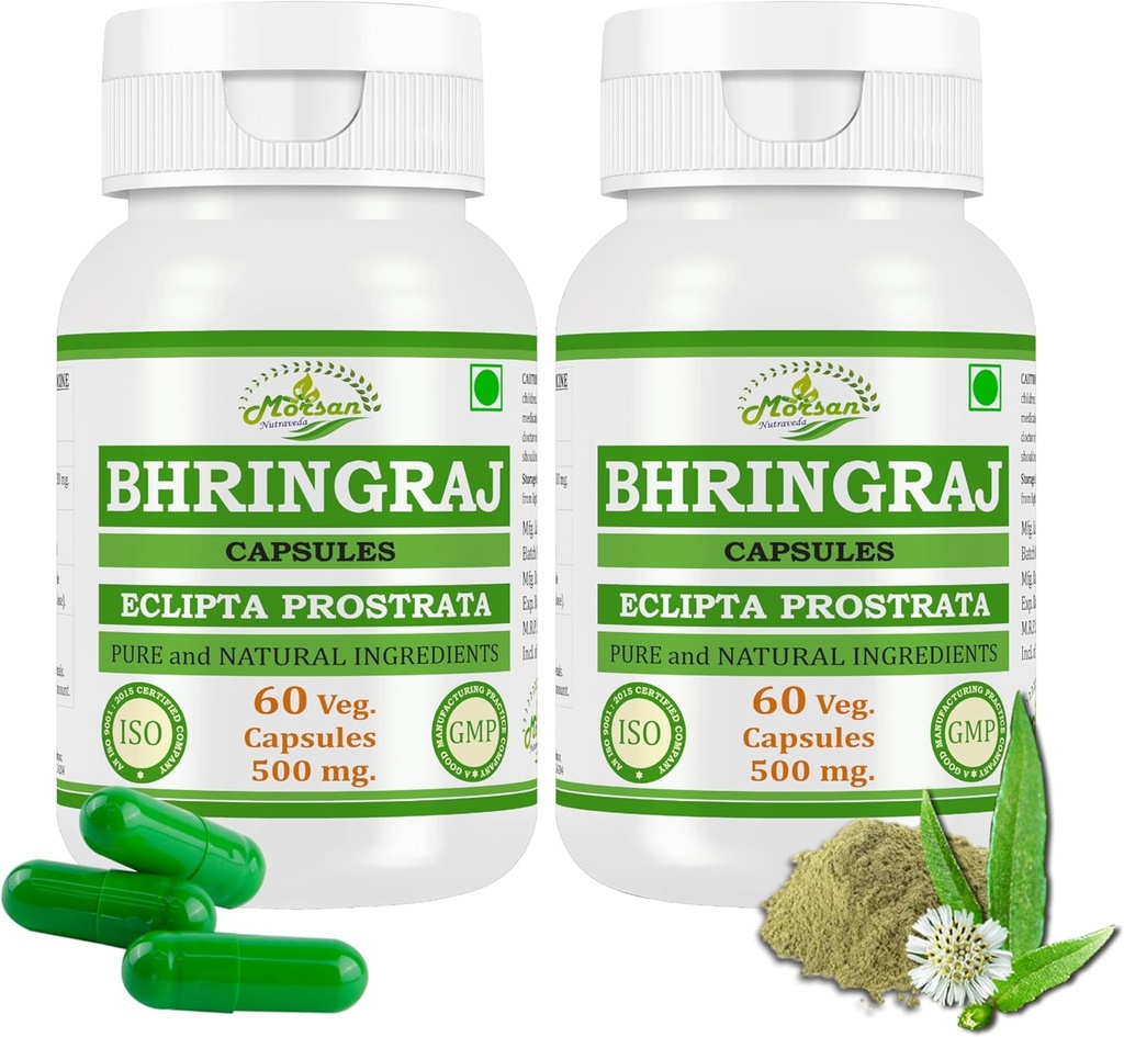 Bhringraj (Eclipta Prostrata) Capsules pour hommes et femmes