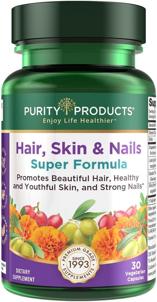Produits de pureté - Cheveux, peau et ongles Super Formula,30 Capsules