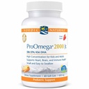 Nordic Naturals ProOmega 2000 Jr., Strawberry Flavor - 60 Soft Gels - 1120 mg Omega-3 - Ultra Potent Fish Oil - EPA & DHA - Promotes Brain, Heart, & Immune Health - Non-GMO - 30 Servings