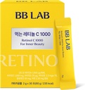 BB LAB Retinol C 1000, Mélange de poudre avec vitamine C, rétinol, vitamine E, B5 et zinc pour peau radiante, supplément beauté intérieure Corée pour peau saine
