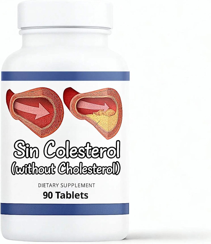 Sin Colesterol, soutien du cholestérol, 90 comprimés 90 comprimés