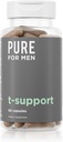 Pure pour les hommes T-Support Supplément de soutien de Végétarien Soutien total pour les hommes avec Maca, Vitamine D, et Ashwagandha, Santé musculaire , Endurance, Force, Focus, et Soutien énergétique , 60 Capsules