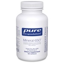 Encapsulations pures Minéral 650. Combinaison hypoallergénique de chélaté équilibré 180 Capsules