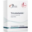 Dessins pour la santé B12 Tricobalamine Lozenges - 3000mcg Triple B12 Comprimés à dissolver rapidement avec méthylcobalamine, Adenosylcobalamine + Hydroxocobalamine - Arôme Orange Naturel (60 Lozenges)