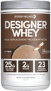 Designer Wellness, Designer Whey Protein Replacement Meal Powder, Bio Superfood complexe glucides, vitamines, minéraux, sans gluten, chocolat au lait, 1,72 livre