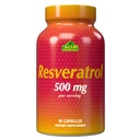 Resvératrol 1000mg par Alfa Vitamines - puissant antioxydant, aide à prévenir les dommages cellulaires - soutient la fonction cérébrale, la santé cardiovasculaire, le métabolisme, les effets anti-âge - 60 Capsules