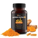 UpWellness Golden Revive + supplément de soutien mixte avec curcuma avec poivre noir, quercetine et Magnésium- supplément de boswellia curcuma - 6 ingrédients actifs pour la protection des articulations - 60 capsules