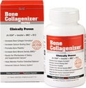 Biosil Bone Collagenizer Ultra - 60 Capsules de Veggie - avec complexe breveté ch-OSA + Choline, Inositol, MK7 et vitamine B12 - Sans OGM - 30 jours d'approvisionnement