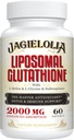 Liposomal Glutathione 2000 mg with L-Serine, L-Glycine & Sulforaphane – Active L-Glutathione Unique Formulation to Enhance Absorption - Master Antioxidant, Detoxifying & Immune | 60 Softgels