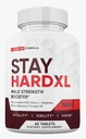 Zonata Stay Hard XL Supplement for Men is a Natural Formula Designed to Support and Sustain Men's Energy and Performance Levels, Stay Hard XL Promoting Overall Health and Vitality. (60 Tablets)