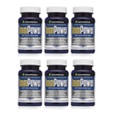 American BioSciences ImmPower Supplément AHCC 6-Pack, renforcement du soutien immunitaire, activité des cellules tueuses naturelles et production de cytokine, 30 capsules végétariennes, 500 milligrammes par capsule