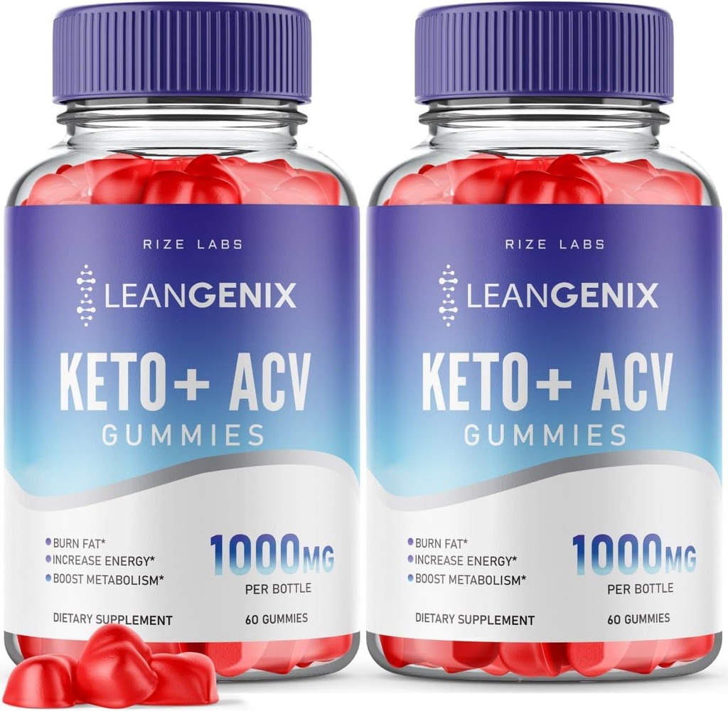 les laboratoires de taille (paquet de 2 Leangenix Keto+ACV Gummies pour la perte de poids avancée, pour brûler la graisse et l'utilisation comme principale source d'énergie, Gomitas, examen des suppléments (120 Gummies)