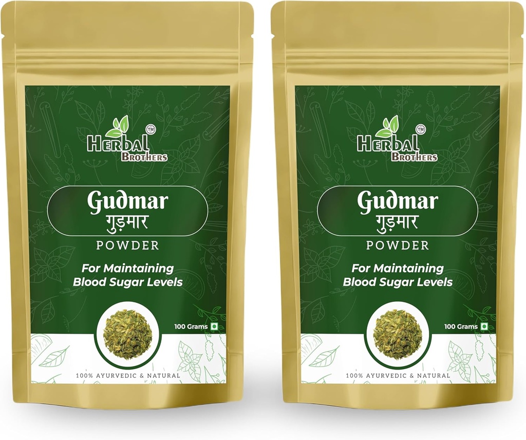 Gudmar Powder/Churn - an Ayurvedic Powder Enriched with Essential Nutrients (100 gm) Pack of 2