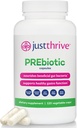 Just Thrive PREbiotic Capsules - Prebiotic Blend for Gut Health and Immune Support, 120 Caps