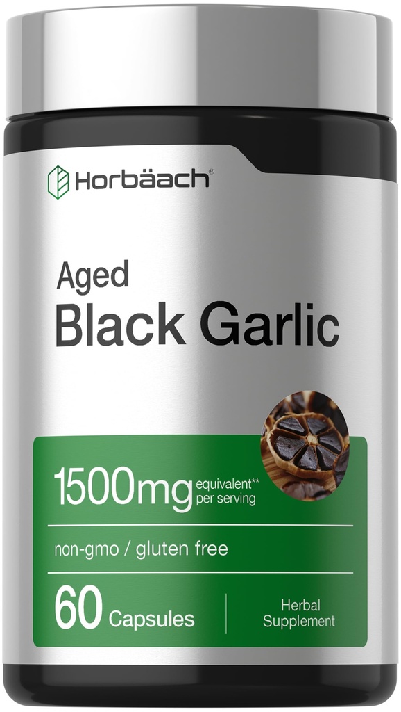 Horbäach Capsules vieillies d'extrait d'ail 1500mg.60 Comte.