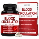 Suppléments de circulation sanguine avec Diosmin et plus (150 capsules) Suppléments de flux sanguin pour les hommes et les femmes - Veines d'araignée et de varices pour le soutien des jambes - Vegan & Non OGM - 3ème partie testée - USA Made