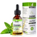 Huile de chanvre biologique 2500mg - Ultra Premium gouttes d'huile de chanvre 2500mg - Teinture d'extrait d'huile de chanvre naturelle - Gouttes de CO2 extraites non-OGM ultra-pures - Acides gras oméga 3 6 9 - Gâtés et fabriqués biologiquement aux États-Unis