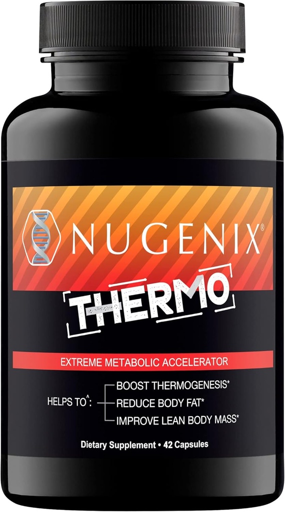 Nugenix Thermo - Thermogenic Fat Burner Supplement Pills for Men, Extreme Metabolic Accelerator, 42 Count