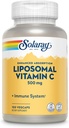 SOLARAY Vitamine liposomique C 500mg - Amélioré Absorption Vitamine C Mélange liposomique avec acides gras - Supplément de soutien antioxydant et immunitaire - Vegan, garantie de 60 jours, 100 portions, 100 VegCaps