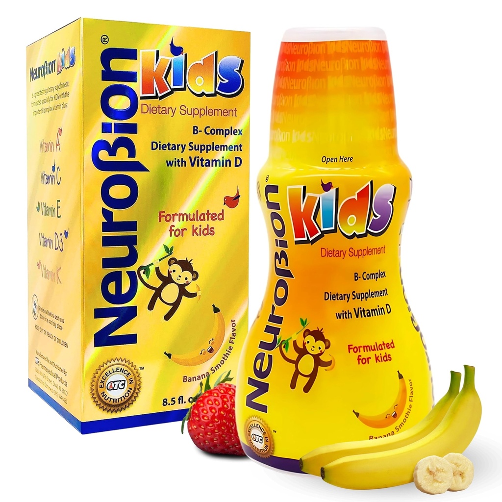 Neurobion Kids B complexe liquide - puissante multivitamine saine pour les enfants - 8,5 fl oz