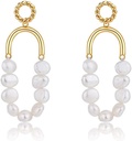 Women's Fashion Earrings Drop Earrings-Vintage Wedding Dangle Pearl Women's Fashion Earrings Dainty Jewelry Gift S925 Sterling Silver Women's Fashion Earrings Hypoallergenic Earrin