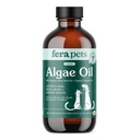 Animaux de compagnie Fera Huile d'algue - Chats et chiens Huile d'oméga 3 - Vegan - Immune, coeur, cerveau, peau et revêtement - Comprend vitamine E, graines de chanvre biologique et huile de lin - 100 % Oméga-3 à base végétale - 8 oz