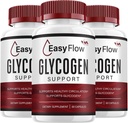 (3 Pack) EasyFlow Glycogen – Nettoyeur de Capsules Easy Flow, pilules EasyFlow, formule avancée pour le bien-être général, avis Easy Flow Glycogen, 180 capsules