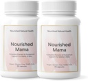Mama nourrie Multivitamine prénatale - Multivitamine végane pour préconception, grossesse, postpartum et soutien à l'allaitement - Sans fer avec folate méthylé et haute dose Choline - 180 capsules