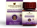 UPAKARMA Ashwagandha , 60 jours d'approvisionnement , extrait pur à base de 1000 mg par service , laboratoire testé, R & D soutenu, 120 capsules végétaliennes, suppléments pour le stress et le soutien énergétique
