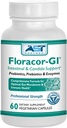Floracor - Soutient la Santé Gut & Intestinale - Formule Probiotique Premium, Prébiotique et Enzyme - 60 Capsules Végétariennes