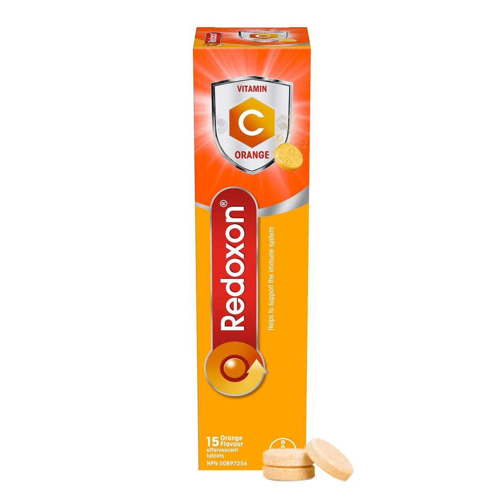 Redoxon Orange Vitamin C Effervescent Tablets 15 Orange Effervescent Tablets