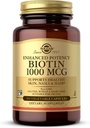 Solgar Biotin 1000 mcg - 100 capsules végétales - Soutient la peau, les ongles et les cheveux sains - Non-OGM, végétalien, sans gluten, sans produits laitiers, sans casher - 100 portions