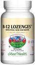 Maxi Santé Vitamine B12 Lozanges avec acide folique et biotine - Sublingual B12 Vitamines Flaveur de fraises - Végétarien Kosher B 12 Vitamine pour la production de globules rouges et l'énergie (360 Nombre)