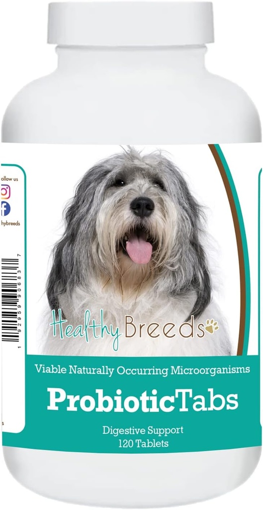 Breeds en santé Lowland polonais Sheepdog Probiotic Tabs 120 Compte