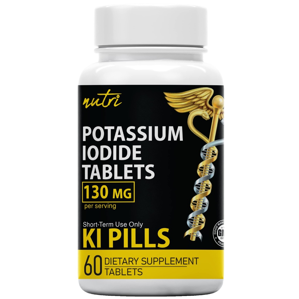 Fusions naturelles Iodide de potassium comprimés 130 mg - (60 comprimés)