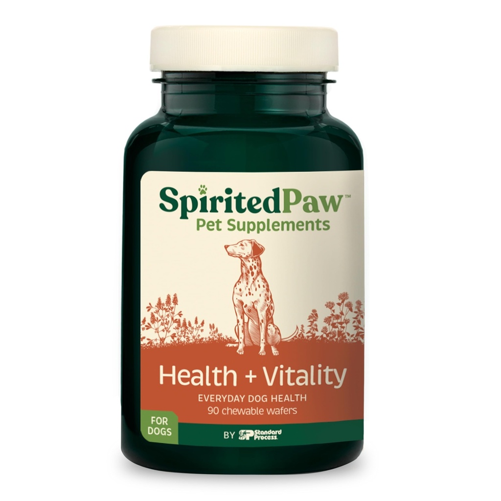 Spirited Paw Health + Vitality, Liver-Flavored, 90 Chewable Wafers