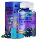Magnésium L-Thréonate Gommies w. Apigenin L-Theanine, Suppléments de magnésium 11-en-1 avancés w. Vitamine D3 K2 B6 pour le sommeil Cerveau cognitif et détente, Gommies de magnésium haute absortption pour adultes et enfants