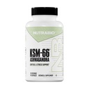 NutraBio Ashwagandha KSM-66-Supplément à base de plantes Ashwaganda pour le stress, l'humeur et la performance. 600 MG de KSM66 90 Capsules cliniques