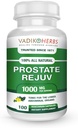 Herbes de Vadik biologique certifiées Prostate Rejuv complément alimentaire à base de plantes , favorise la santé de la prostate et réduit les symptômes connexes, soutient le fonctionnement normal de la prostate (1 Pack)