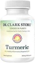 Dr Clark Store Curcumine curcumaire 500mg – 100 capsules, soutien immunitaire, supplément naturel à base de plantes, non-OGM, végétalien, boost antioxydant