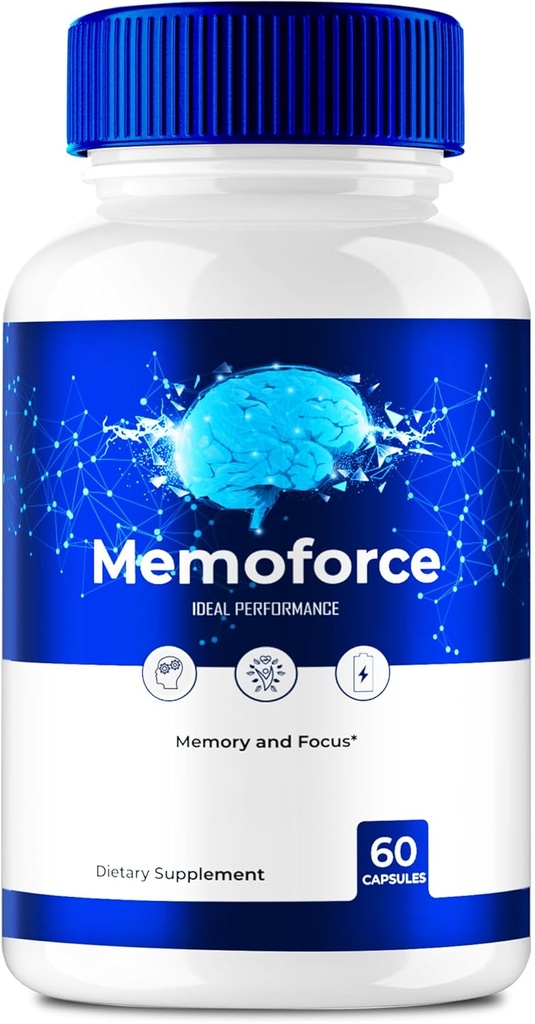 Memoforce Pills, Memoforce Supplement Capsules, Memoforce Advanced Formula, Memoforce Reviews (60 Capsules)