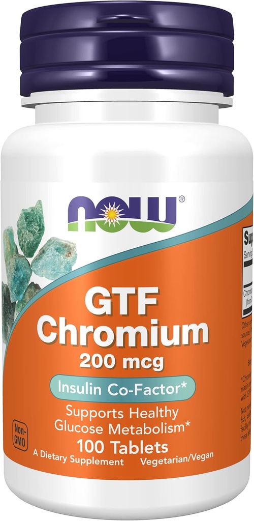 GTF Chrome 200mcg 100 comprimés (paquet de 2)