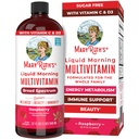 MARYRUTH'S Liquid Morning Multivitamin for Women, Men & Kids | Vitamin A C D E B6 B12 Biotin Zinc | Beauty | Vegan | Non-GMO | Gluten Free | 32 Servings